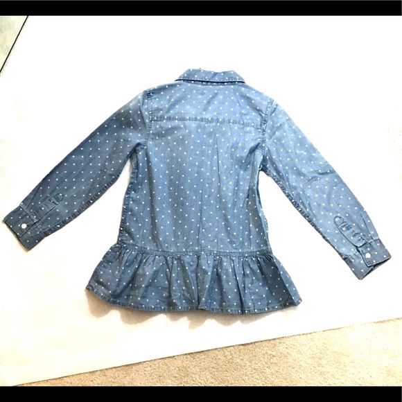 NWT Joe Fresh Swiss Polka Dot Pleated Cotton Dress 5T - Picture 2 of 7